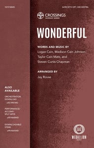 Wonderful SATB choral sheet music cover Thumbnail